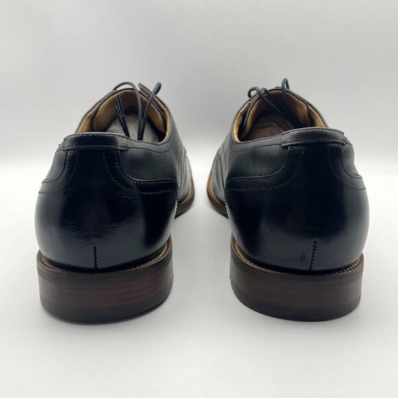 Florsheim Mens Rucci Cap Toe Oxford Dress Shoe US 14 Wide Black Leather NIB - Picture 9 of 12